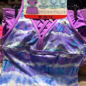 Gerry Girls 3-Piece tankini & Shorts Swimsuit Set